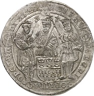 Lot 2519: Cologne, city. Triple dreikönigstaler no date (1610-1620). Probably unique. Extremely fine. Estimate: 4,000,- euros. Hammer price: 19,000,- euros.