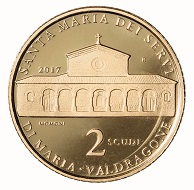 San Marino / 2 Scudi / Gold .900 / 6.451g / 21mm / Design: Antonella Napolione (obverse) and Claudia Momoni (reverse) / Mintage: 600.