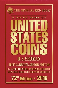 Kenneth Bressett, Q. David Bowers, Jeff Garrett. The official Red Book. A guide book of United States Coins. 72nd edition, 2019. Whitman Publishing. 464 p., full colour.