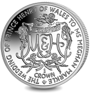 Ascension Island / 1 Crown / sterling silver / 28.28g / 38.60mm / Mintage: 2,000 // also available as uncirculated in cupro-nickel: Mintage: 10,000.