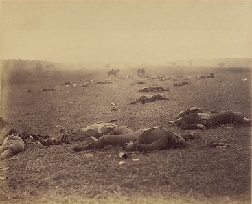 The true price of victory. Photo from the battlefield of Timothy H. O’Sullivan.