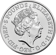 Great Britain / 5 GBP / .925 silver / 28.28g / 38.61mm / Design: Jody Clark / Mintage: 16,000.
