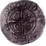 Boleslaw I, called the Brave, first king of Poland since 1025. Denarius. - The effigy inspired the logo of the International Numismatic Congress. Photo: National Museum Warsaw.