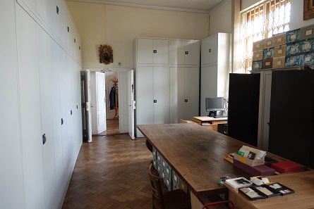 The room with the safes. Photo: UK.