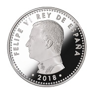 Spain / 10 euros / .925 silver / 40mm / 27g / Mintage: 6,000.