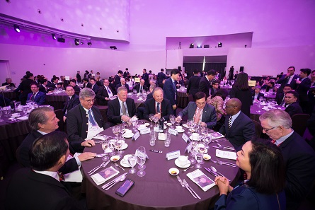 Informal discussions during a dinner are an essential component of the MDC. Photo: MDC 2018.