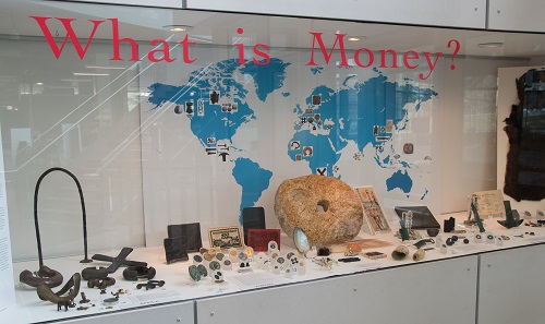 The exhibition in Calgary. Photo: What is Money exhibition, University of Calgary