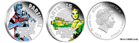 Tuvalu / 1oz .9999 silver / 31.107g / 40.60mm / Mintage: 5,000.