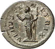 No. 361. Magnia Urbica, wife of Carinus. Denarius, Lugdunum, summer of 284, RIC 338. Fourth known specimen. Estimate: 5,000 euros.