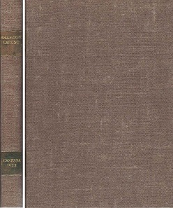 No. 2587. Canessa, C. & E. Naples, June 28, 1923. Collectione del fu Comm. Enrico Caruso Monete e Medaglie in Oro. 1458 lots, 104 pp., 64 plates, Estimate: 100 euros.