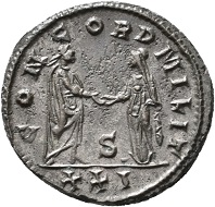 No. 1596. Probus, 276-282. Antoninianus. Siscia, sixth issue, 281. Extremely rare. Unedited to date. Nearly extremely fine. Estimate: 1,000 euros.