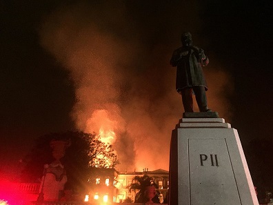 An image of the burning museum. Image: Felipe Milanez / CC BY-SA 4.0.