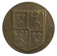 Medal on the “Feast dedicated to the at the court of Ferrara” organized by the Königliche Akademie für Grafik und Buchkunst Leipzig 1912.