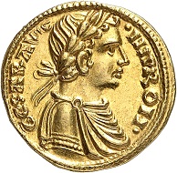 No. 477: Italy / Sicily. Frederick II, 1197-1250. Half augustalis, undated (1231-1250), Brindisi. Finest style. The most beautiful known specimen. Extremely fine. Starting price: 50,000 CHF.