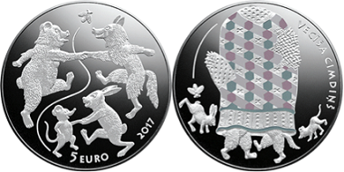 Fairy Tale Coin III. The Old Man's Mitten.