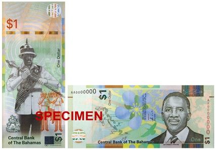 The “Evolution” series of new banknotes was first issued in 2016. Photo: Central Bank of the Bahamas.