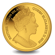 British Virgin Islands / 100 dollars / gold .9999 / 31.103 g / 32.70 mm.