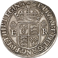 No. 738: England. Elizabeth I, 1558-1603. 8 testerns n.d. (1600), London (Tower mint). Very rare. Extremely fine. Estimate: 15,000 euros.