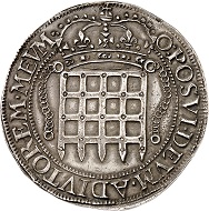 No. 738: England. Elizabeth I, 1558-1603. 8 testerns n.d. (1600), London (Tower mint). Very rare. Extremely fine. Estimate: 15,000 euros.