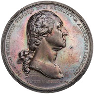 George Washington. Silver Medal. 1776. 68 mm.