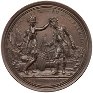 Daniel Morgan/Battle of Cowpens. Bronze Medal. 1781. 56 mm.