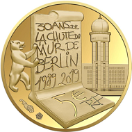 These commemorative coins are struck from .999 gold.