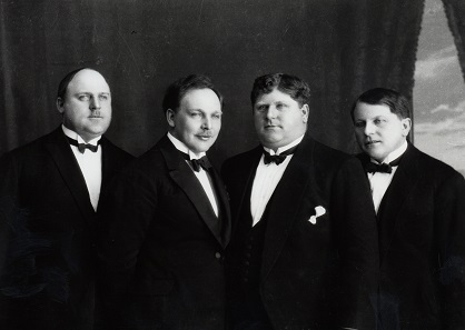 The Knie brothers – Karl, Eugen, Rudolf, and Friedrich - in 1919. © Circus Knie.
