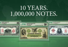 Paper Money Guaranty grades 1,000,000 Notes