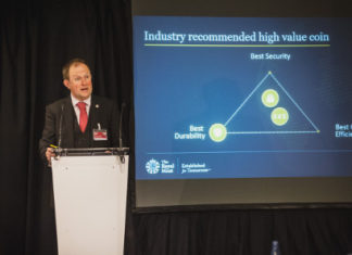 Circulating coins: security features and social responsibility