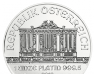 The Vienna Philharmonic bullion coin in Platinum
