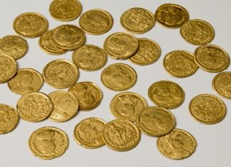 Spectacular solidi hoard found in the Netherlands