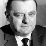 Verteidigungsminister Franz Josef Strauß