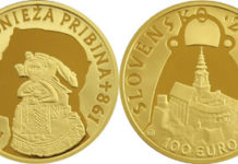 Slovakia issues gold coin in honor of Prince Pribina of Nitrava