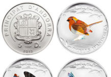 Andorra issues coins on birds
