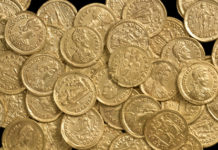 Important gold coin hoard in the UK