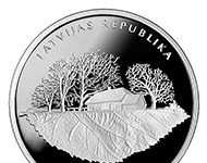 Latvia issues collector coin Rudolfs Blaumanis