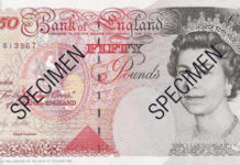 Bank of England withdraws Houblon 50 pound banknote