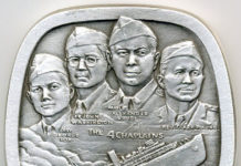 2014 Jewish-American Hall of Fame Medal Features Immortal Four Chaplains
