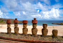 How were the Statues of Easter Island made?