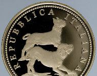 Flora and Fauna on new Italian Gold Coins