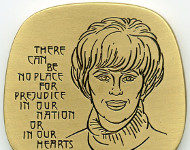 Art Medals for the first Jewish Miss America Bess Myerson
