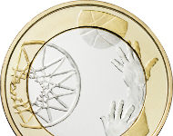 Finland celebrates new boom sport basketball on coin
