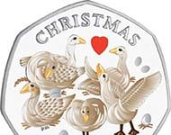 Christmas and coins