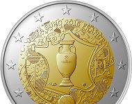 France celebrates UEFA 2016 on new coins