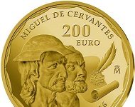Spain issues proof coins in honor of Cervantes