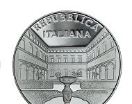 Italian coin dedicated to Villa Cicogna Mozzoni