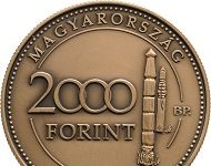 Hungarian coin features Budapest New Public Cemetery plots