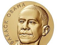 Former President Obama Receives Bronze Medals For Each Term in Office