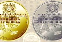 French Coin honors the Palace of Versailles