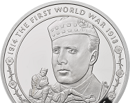 British six-coin set on First World War